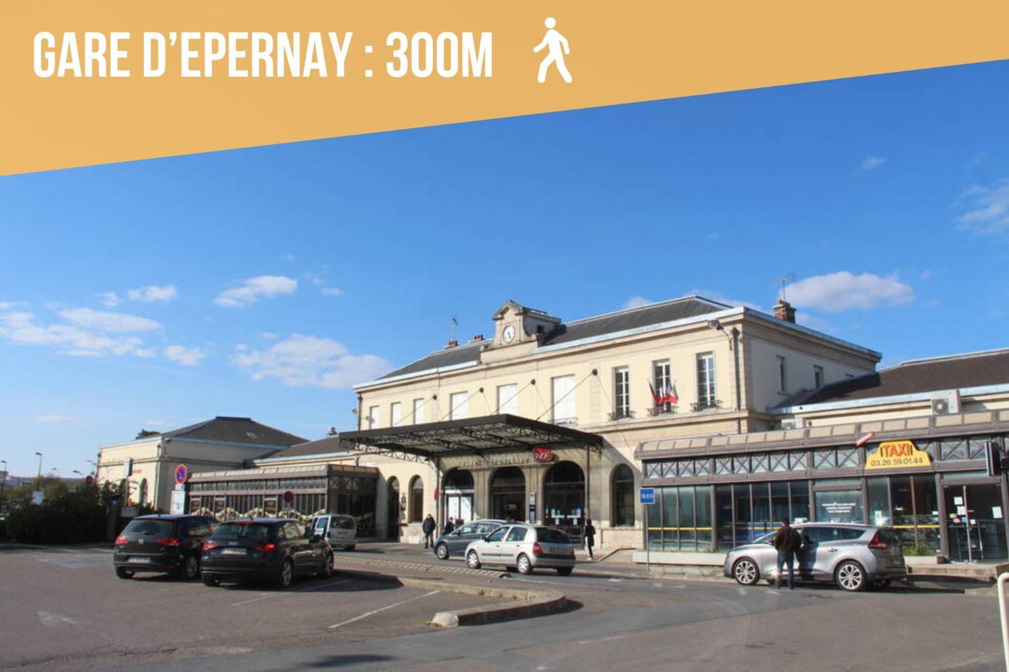 Gite Urbain - La Capsule - Parking Épernay Eksteriør bilde